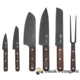 Lion Sabatier International Phenix Knivsæt 6 dele Sort/Træ
