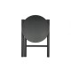 Zone Denmark Disc Skammel Dia 33 x 45 cm Black