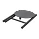 Zone Denmark Disc Skammel Dia 33 x 45 cm Black