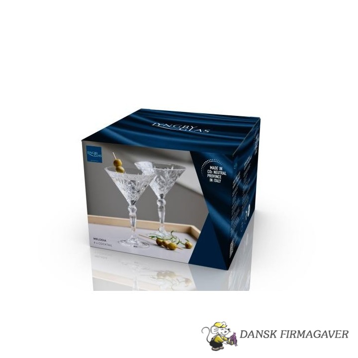 Lyngby Glas Krystal Melodia Cocktailglas 21 cl 4 stk.