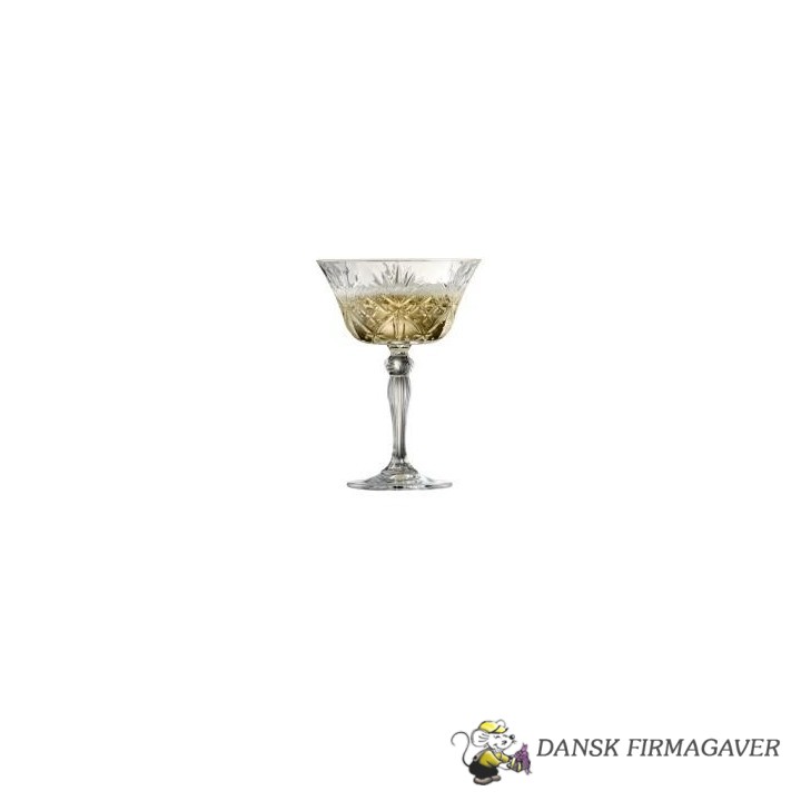 Lyngby Glas Krystal Melodia Champagneskål 26 cl 4 stk.