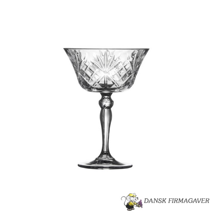 Lyngby Glas Krystal Melodia Champagneskål 26 cl 4 stk.