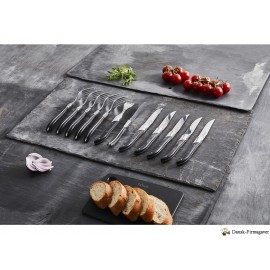 Steakknivesæt M. 12 knive og 12 gafler. Varenummer: FNSTEAK12
