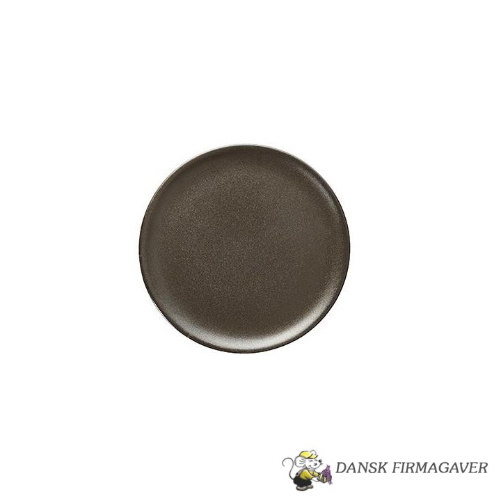 RAW Metallic Brown - dessert tallerken  1 stk. 20 cm