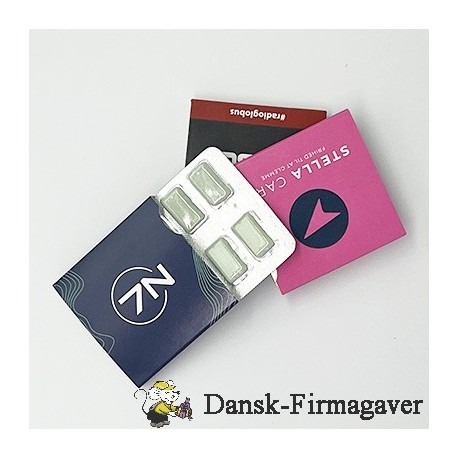 TYGGEGUMMI i blisterpakning -  MED LOGOTRYK