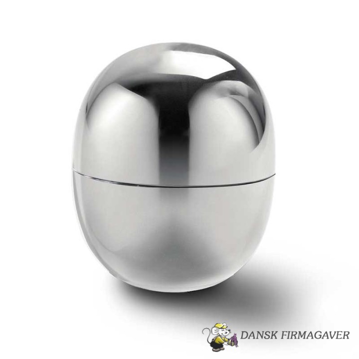 Piet Hein, sølvdåse superæg for Georg Jensen
