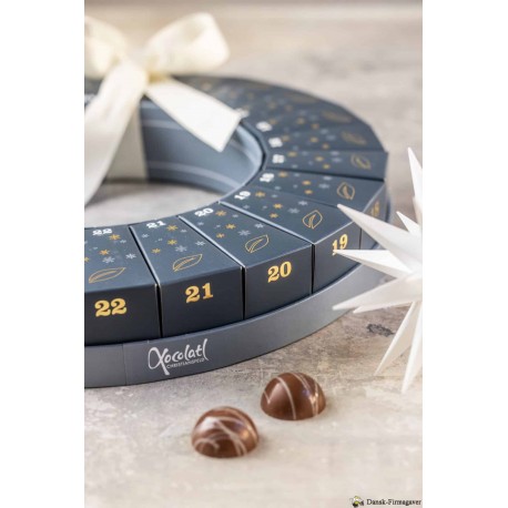 Snow Crystal Calendar Round For 2