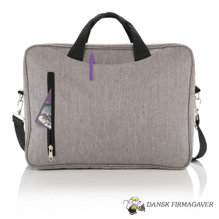 Basic 15” laptop taske, grå