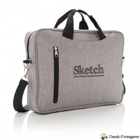 Basic 15” laptop taske, grå