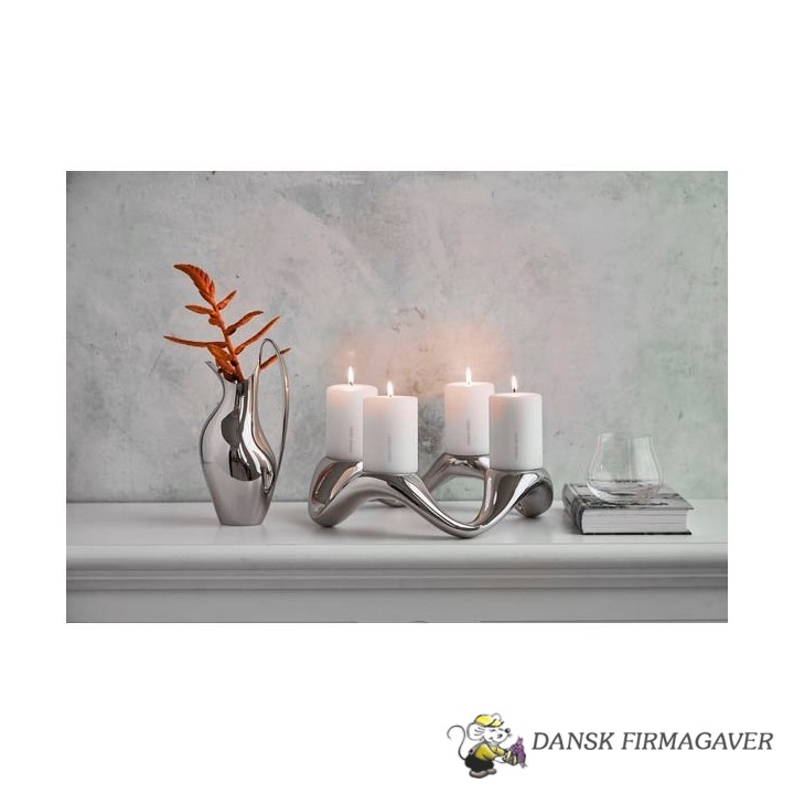 Georg Jensen Cobra Lysestage m. 4 lys