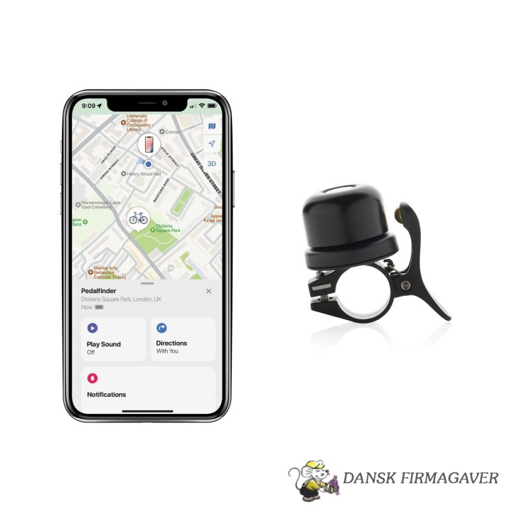 Pedalfinder ringeklokke med global sporing