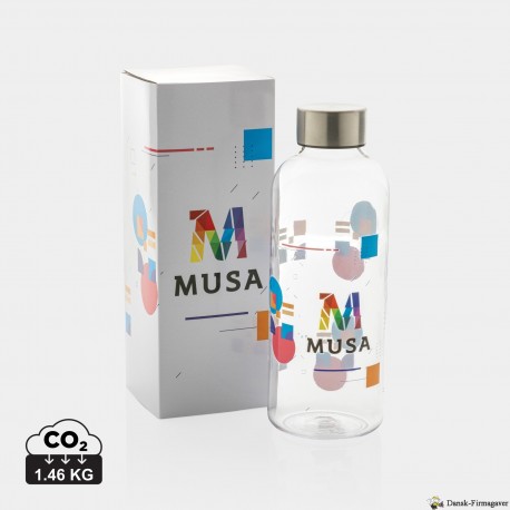 Leakproof vandflaske med metal låg