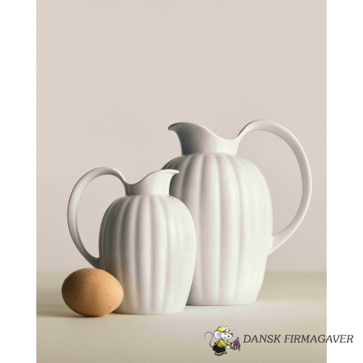 Georg Jensen Bernadotte Kande 50cl porcelæn H:13,8CM