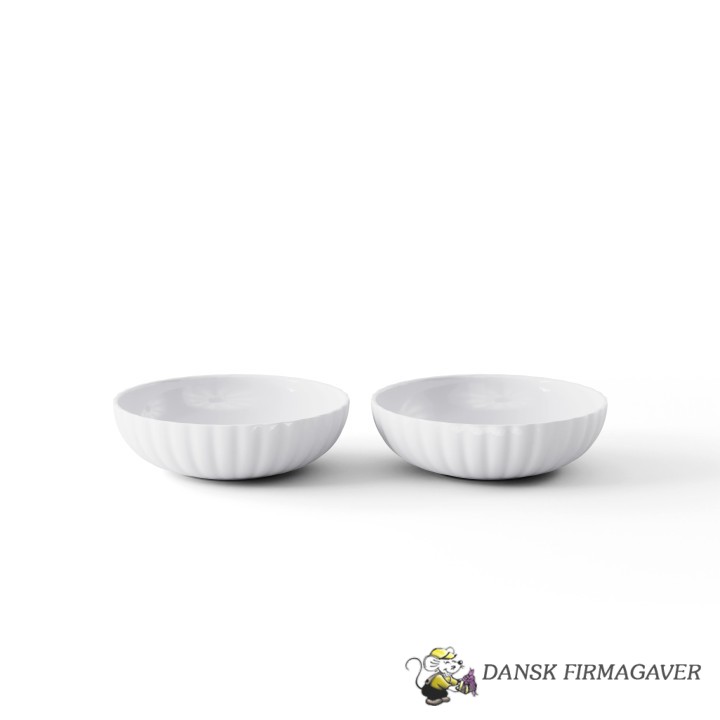 Georg Jensen Bernadotte 2 pak. skåle, porcelæn Ø13,9cm