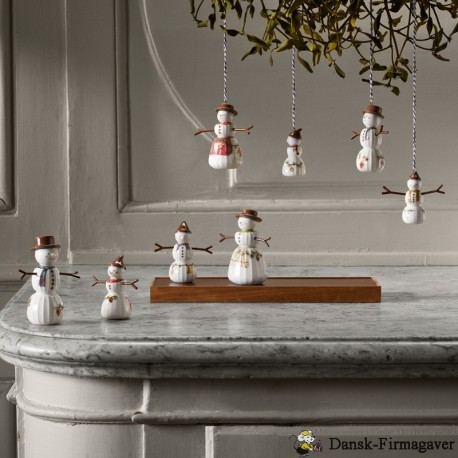 Kähler Hammershøi Christmas Ophæng Snedreng  eller Nissepige H7 cm, Hvid