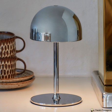 Sirius Tim Lampe Genopladelig 22 cm, Chrom