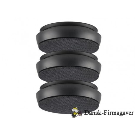 Jacob Jensen Røgalarm Optisk Black 3 stk SAMPAK
