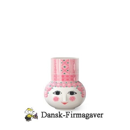 Olga Vase H15 cm pink