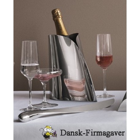 Gavepakke: Champagnesabel og 6 stk fra Georg Jensen
