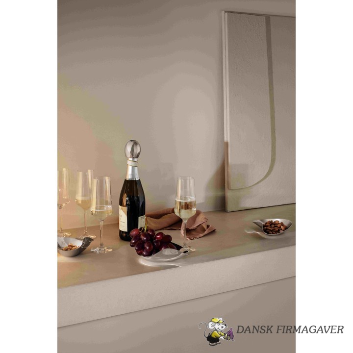 Gavepakke: Champagnesabel og 6 stk fra Georg Jensen