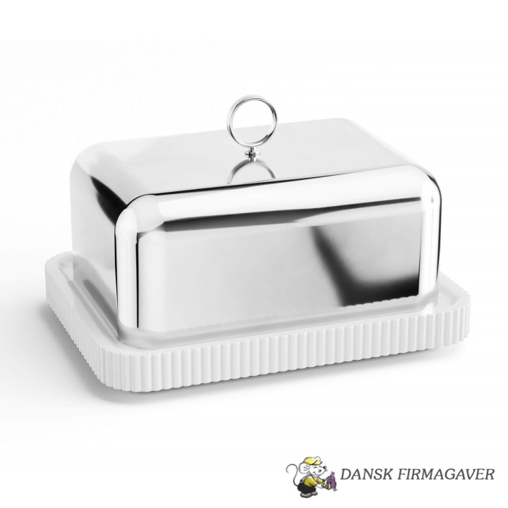 Gavepakke: Bernadotte Smørboks & flødekande fra Georg Jensen