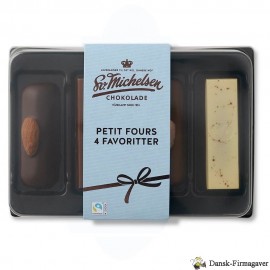 Gavepose med Fairtrade chokolade
