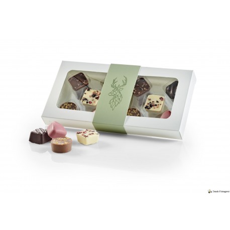 Green Deer æske m/10 stk. Luksuschokolade