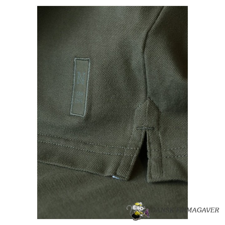 Carlington Men - Olive Deluxe longsleeve polo
