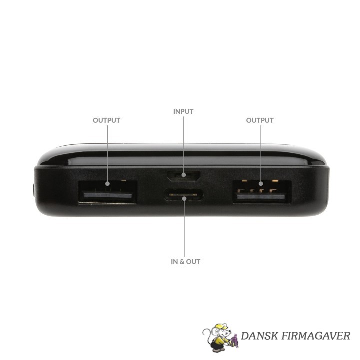 RCS genanvendt plastik powerbank 5.000 mAh