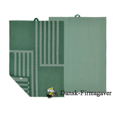 Södahl Reflection Viskestykke 50 x 70 cm 2 stk. Pine green