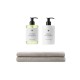 DAMASK TERRY HÅNDKLÆDER + NOBLE BOTANICS HUDPLEJE