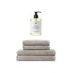 DAMASK TERRY HÅNDKLÆDER + NOBLE BOTANICS HUDPLEJE