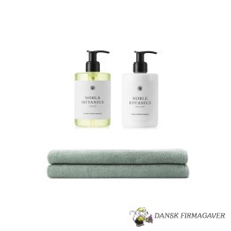 DAMASK TERRY HÅNDKLÆDER + NOBLE BOTANICS HUDPLEJE