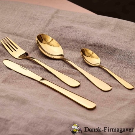 Raw bestiksæt champagneguld 24 dele