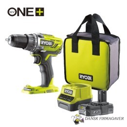 RYOBI Bore-/skruemaskine 18V. Lithium+ batteri