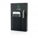 Swiss Peak refillable notebook and pen set