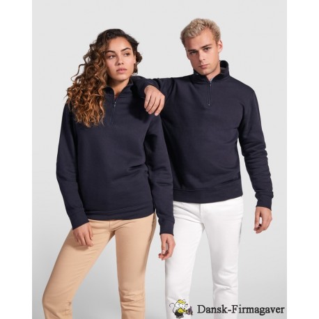 Sweatshirt Med Kvart, Lynlås