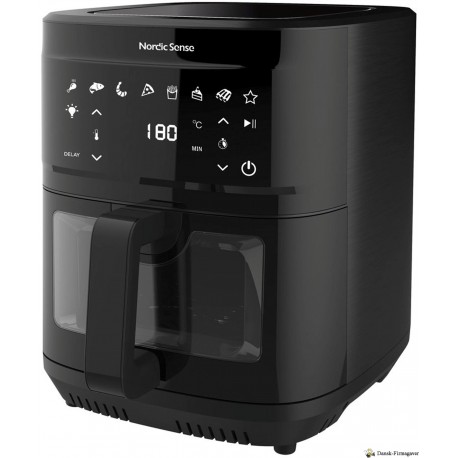 HOLM AIRFRYER 9L med vindue. 8 forudindstillede