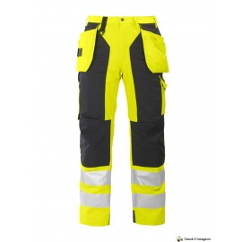 ProJob Refleks arbejdsbukser 6506 - EN ISO 20471 Klasse 2
