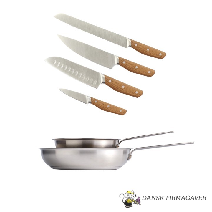 Morsø Hybrid Stegepander & Knive 4 dele, Foresta