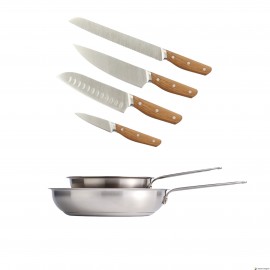 Morsø Hybrid Stegepander & Knive 4 dele, Foresta
