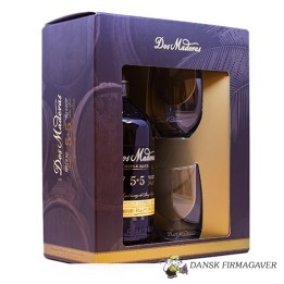 RUM "Dos Maderas" 5+5 - 40% i gaveæske med 2 glas