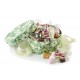 Hatteæske Grøn m. Blomster stor - Julemix 600 g.