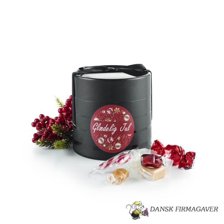 Sort rør m. Julemix, 500 g.