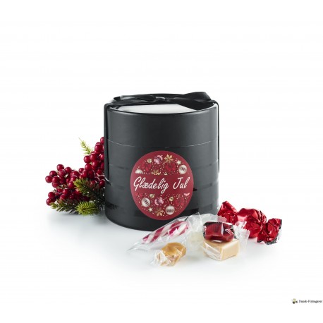 Sort rør m. Julemix, 500 g.