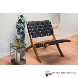 Hâws Nooka Lounge Stol Med Sort Sæde