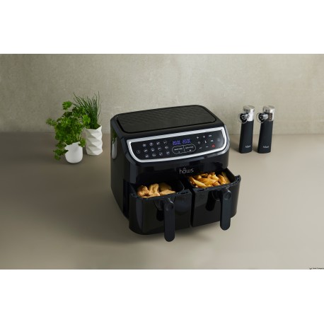 Hâws dobbelt airfryer 2 x 4.5L (9 L)