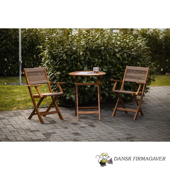 Hâws Nooka Cafesæt, 1 bord, 2 stole, FSC