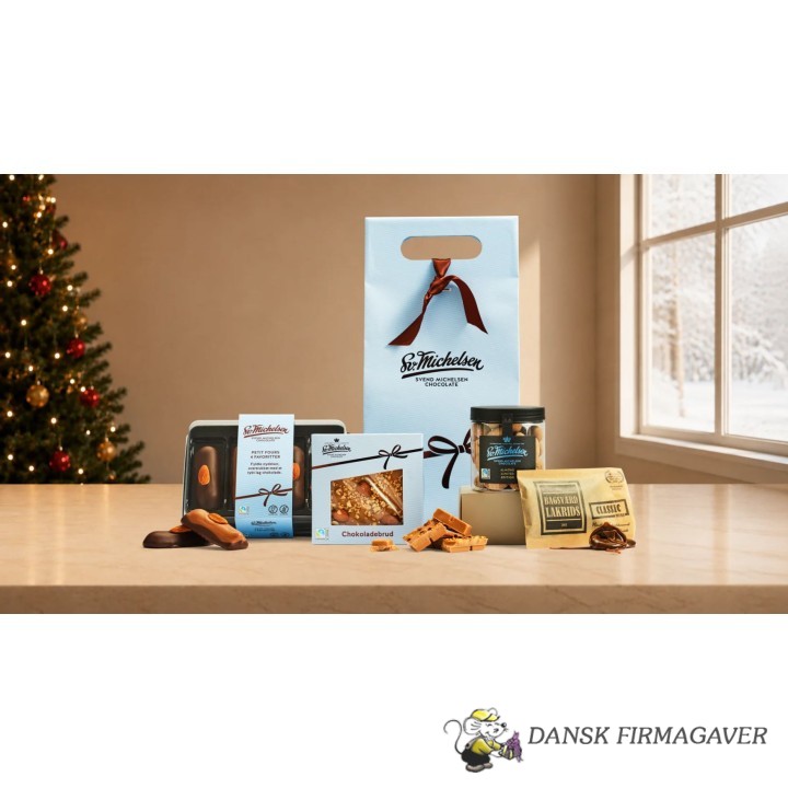 Gavepose med Fairtrade chokolade