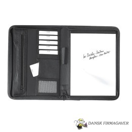 A4 Skrivemappe med lynlås